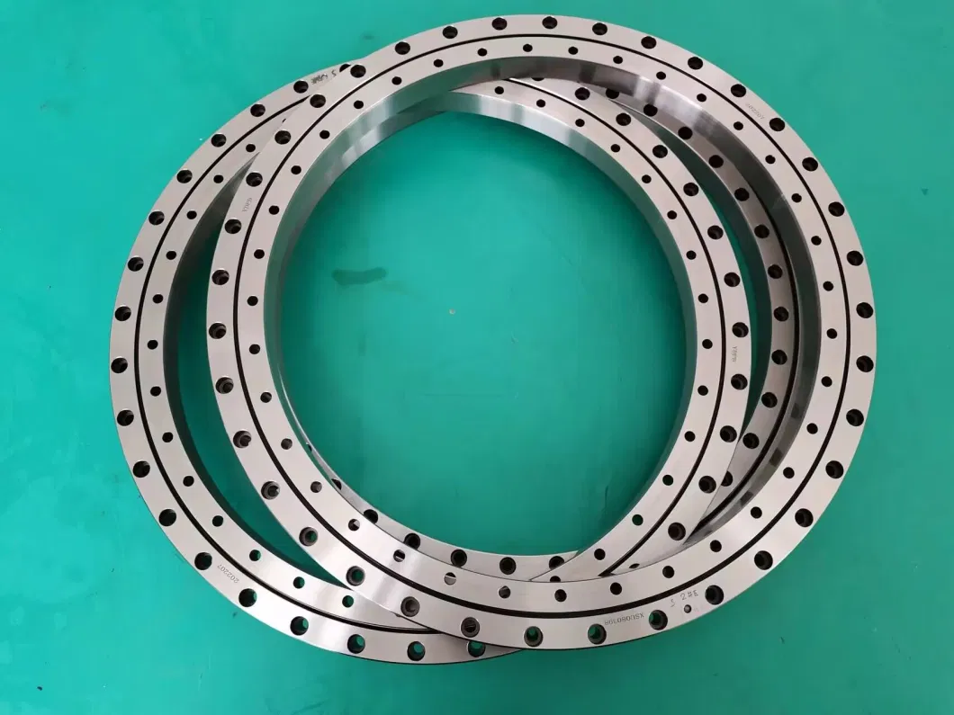 Single Row Cross Roller Outer Tooth Slewing Bearing Excavator Bearing Inner Tooth